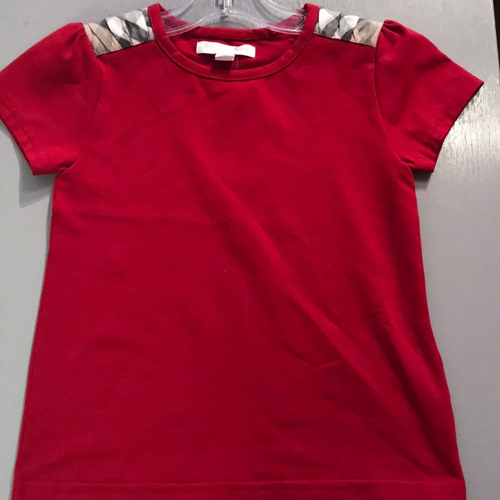 Burberry 4 104 nova trim tee shirt B7